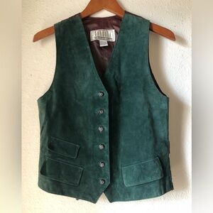 Green Suede Vest